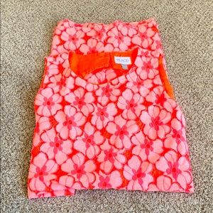 Girls pink floral dress